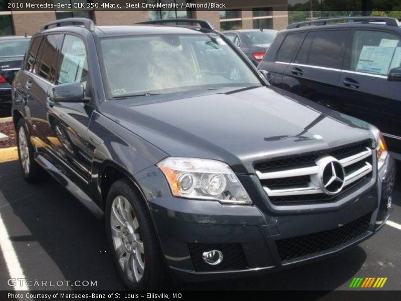 Steel Grey Metallic / Almond/Black 2010 Mercedes-Benz GLK 350 4Matic