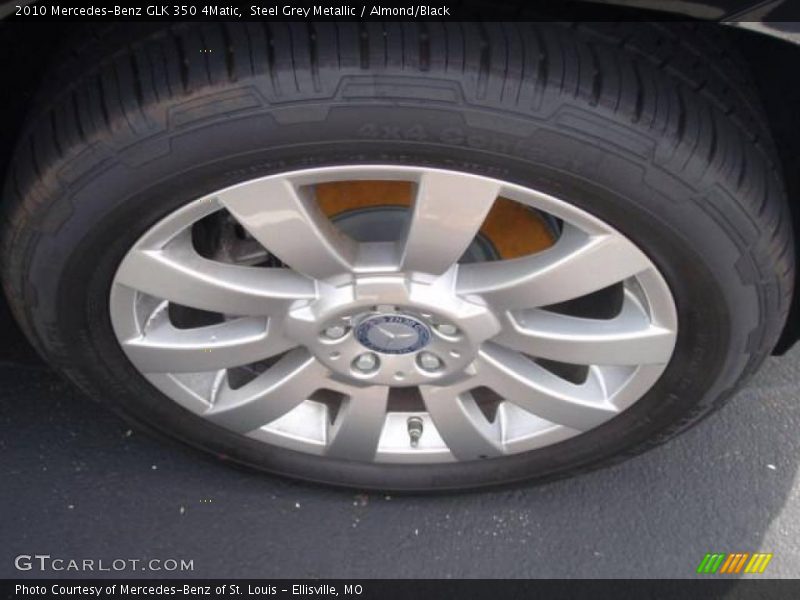 Steel Grey Metallic / Almond/Black 2010 Mercedes-Benz GLK 350 4Matic