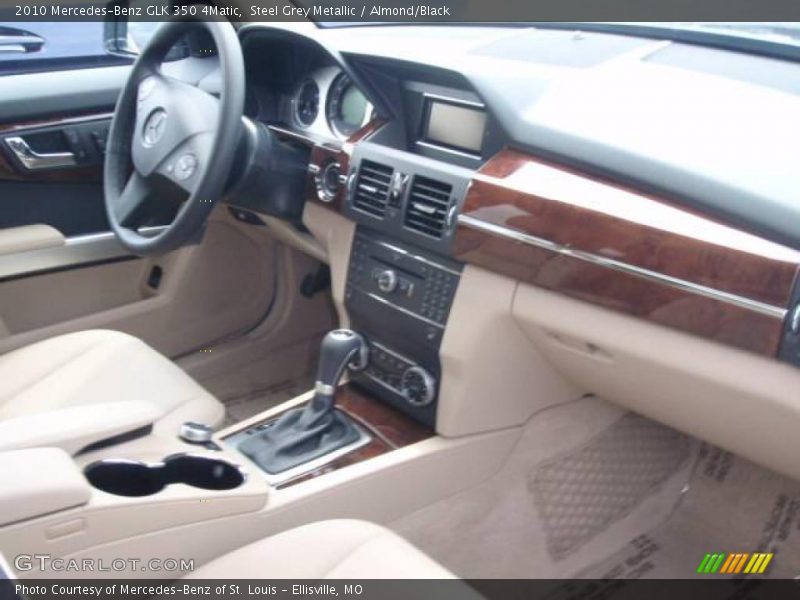 Steel Grey Metallic / Almond/Black 2010 Mercedes-Benz GLK 350 4Matic