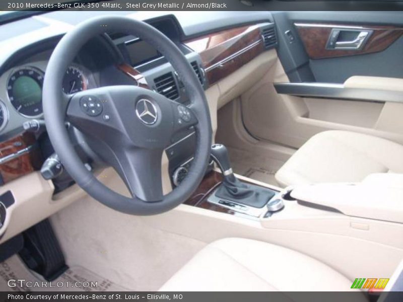 Steel Grey Metallic / Almond/Black 2010 Mercedes-Benz GLK 350 4Matic