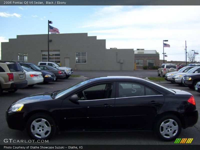 Black / Ebony 2006 Pontiac G6 V6 Sedan