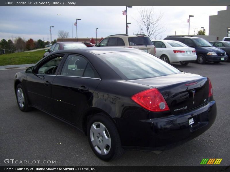 Black / Ebony 2006 Pontiac G6 V6 Sedan