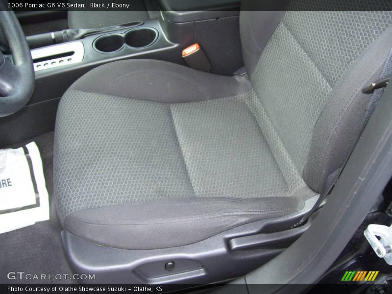 Black / Ebony 2006 Pontiac G6 V6 Sedan