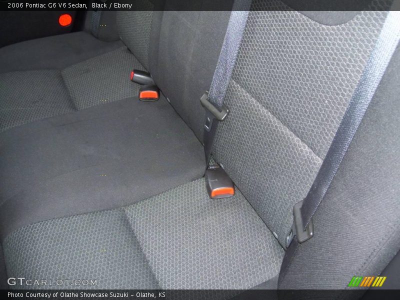 Black / Ebony 2006 Pontiac G6 V6 Sedan