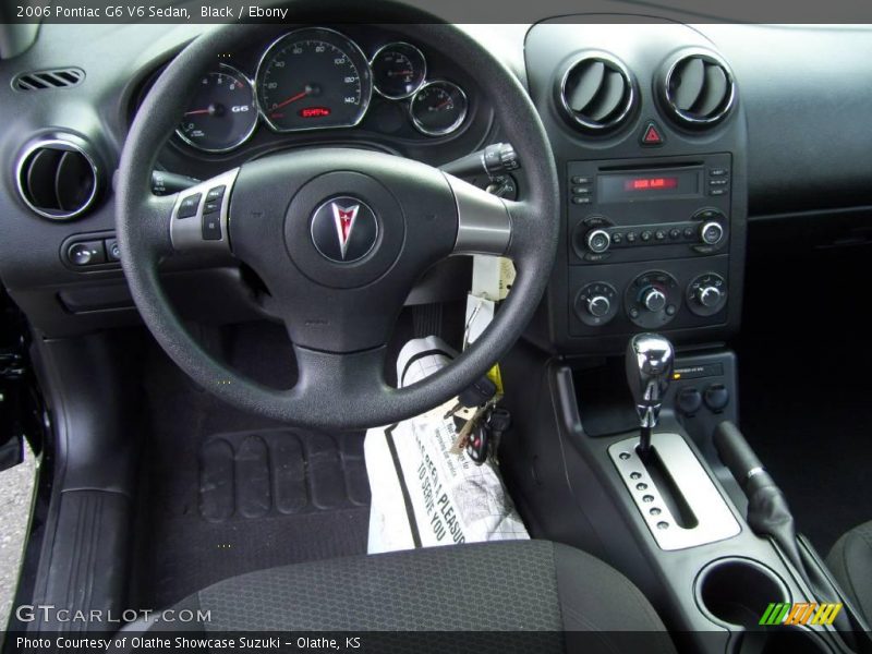 Black / Ebony 2006 Pontiac G6 V6 Sedan