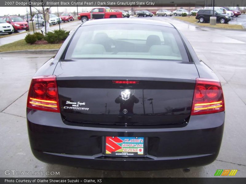 Brilliant Black Crystal Pearl / Dark Slate Gray/Light Slate Gray 2007 Dodge Charger