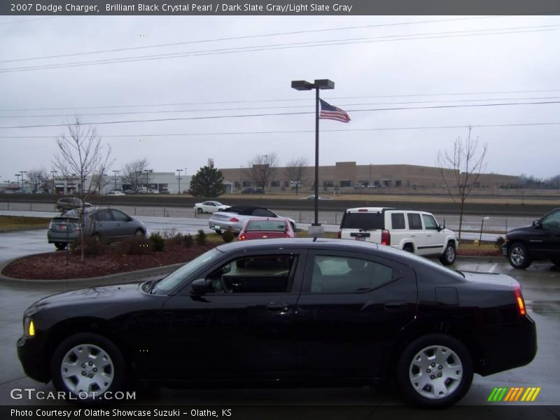 Brilliant Black Crystal Pearl / Dark Slate Gray/Light Slate Gray 2007 Dodge Charger