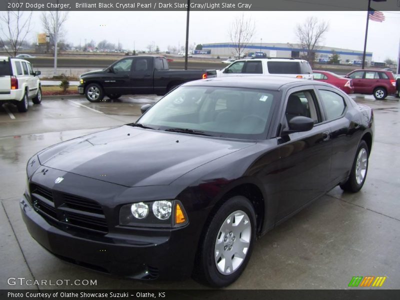 Brilliant Black Crystal Pearl / Dark Slate Gray/Light Slate Gray 2007 Dodge Charger
