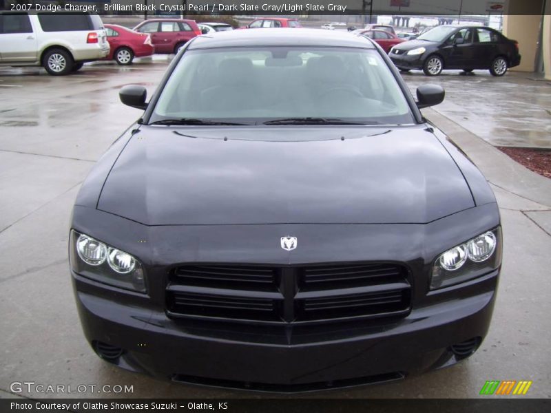 Brilliant Black Crystal Pearl / Dark Slate Gray/Light Slate Gray 2007 Dodge Charger