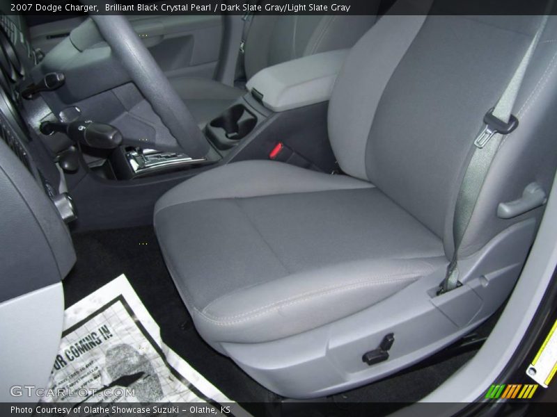 Brilliant Black Crystal Pearl / Dark Slate Gray/Light Slate Gray 2007 Dodge Charger