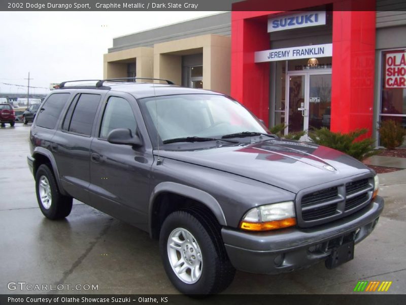 Graphite Metallic / Dark Slate Gray 2002 Dodge Durango Sport