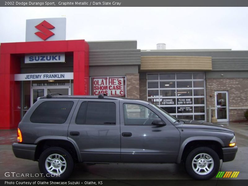 Graphite Metallic / Dark Slate Gray 2002 Dodge Durango Sport