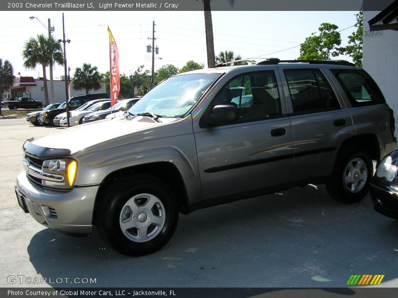 Light Pewter Metallic / Gray 2003 Chevrolet TrailBlazer LS