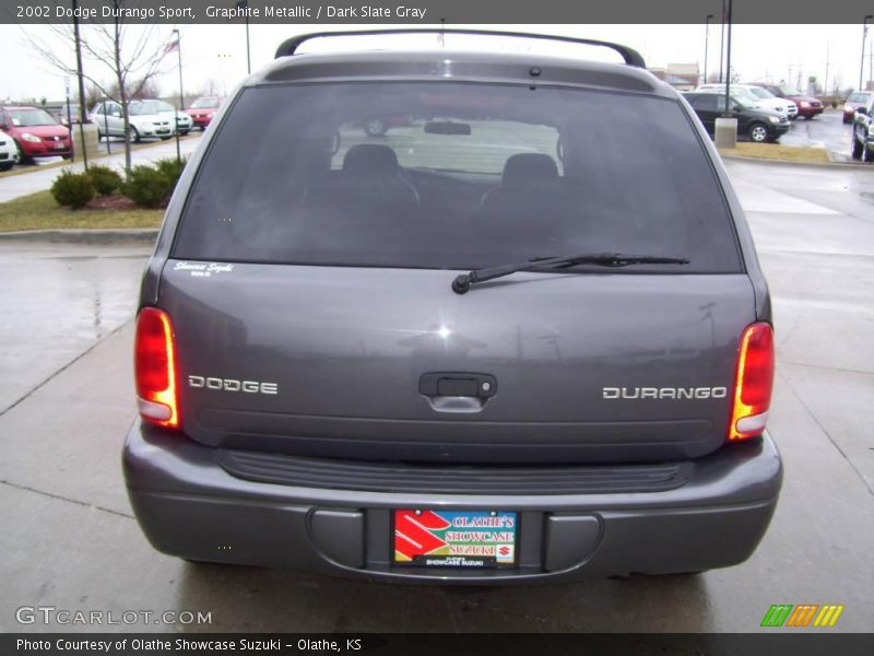 Graphite Metallic / Dark Slate Gray 2002 Dodge Durango Sport