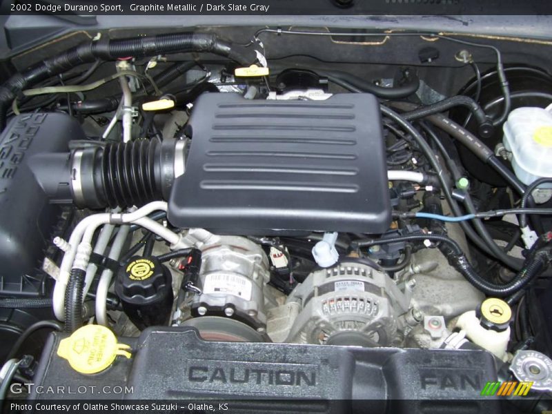 Graphite Metallic / Dark Slate Gray 2002 Dodge Durango Sport