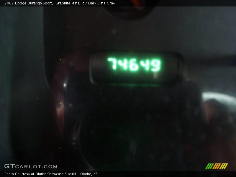 Graphite Metallic / Dark Slate Gray 2002 Dodge Durango Sport