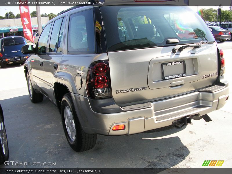 Light Pewter Metallic / Gray 2003 Chevrolet TrailBlazer LS