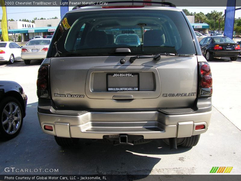 Light Pewter Metallic / Gray 2003 Chevrolet TrailBlazer LS