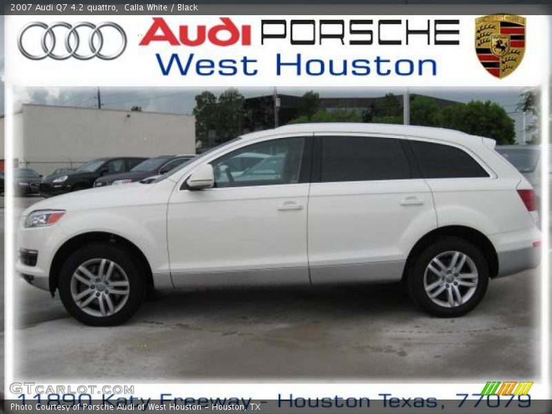 Calla White / Black 2007 Audi Q7 4.2 quattro