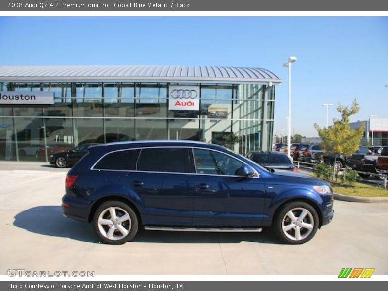 Cobalt Blue Metallic / Black 2008 Audi Q7 4.2 Premium quattro