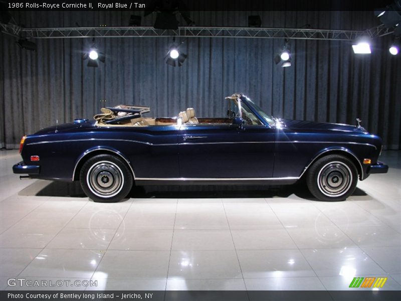 Royal Blue / Tan 1986 Rolls-Royce Corniche II