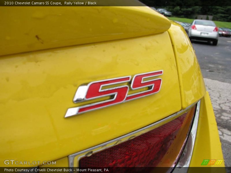 Rally Yellow / Black 2010 Chevrolet Camaro SS Coupe