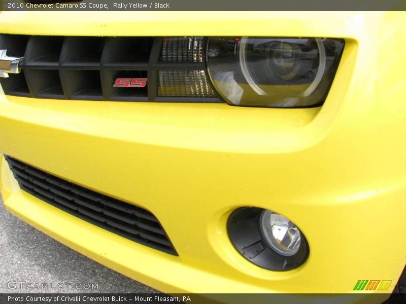 Rally Yellow / Black 2010 Chevrolet Camaro SS Coupe