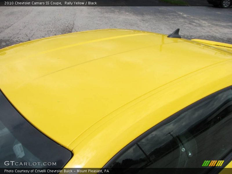 Rally Yellow / Black 2010 Chevrolet Camaro SS Coupe