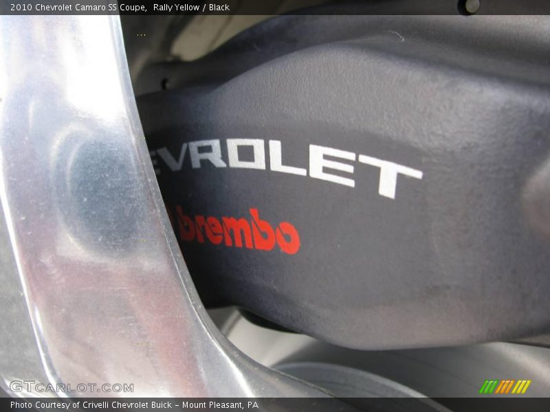 Rally Yellow / Black 2010 Chevrolet Camaro SS Coupe
