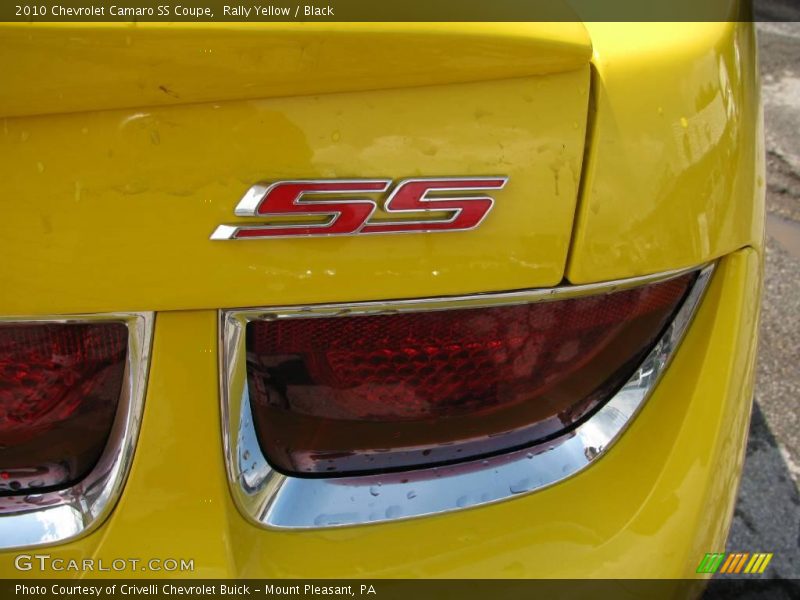Rally Yellow / Black 2010 Chevrolet Camaro SS Coupe