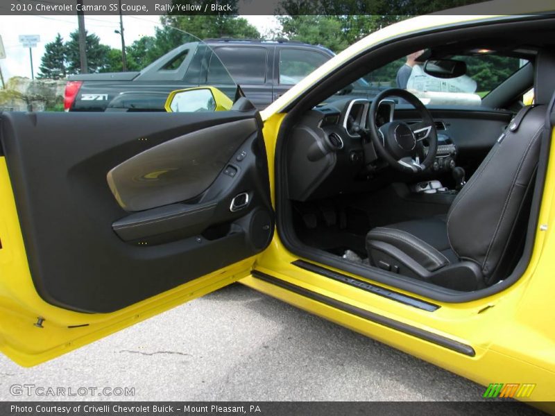 Rally Yellow / Black 2010 Chevrolet Camaro SS Coupe