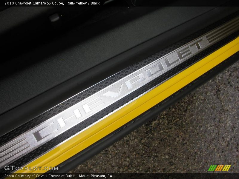 Rally Yellow / Black 2010 Chevrolet Camaro SS Coupe