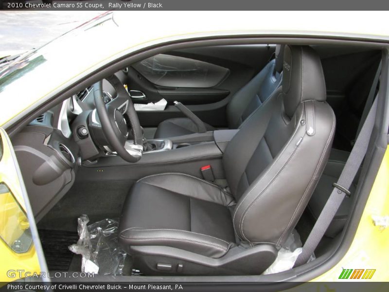 Rally Yellow / Black 2010 Chevrolet Camaro SS Coupe