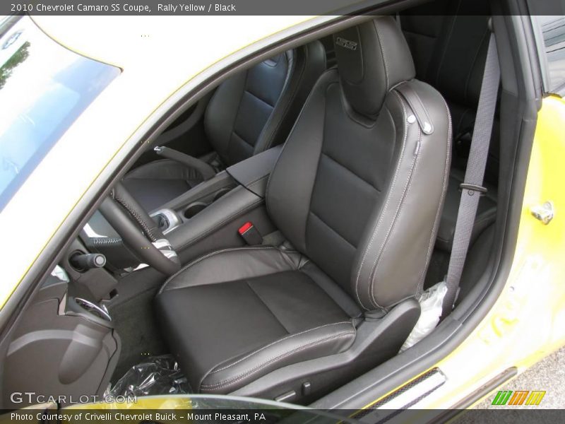 Rally Yellow / Black 2010 Chevrolet Camaro SS Coupe