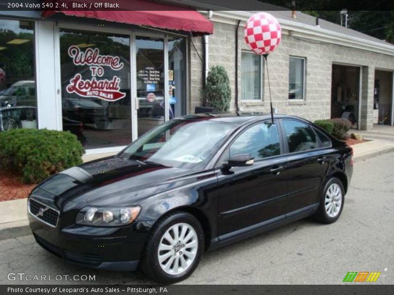 Black / Off Black 2004 Volvo S40 2.4i