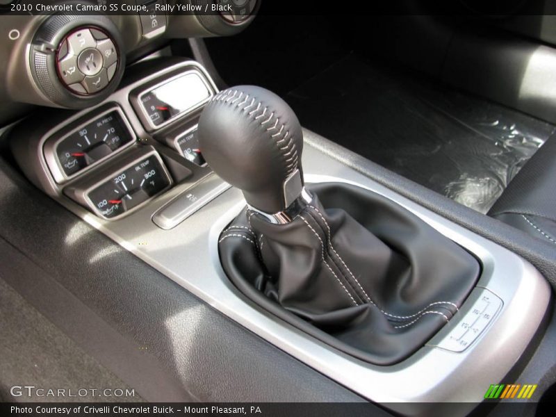 Rally Yellow / Black 2010 Chevrolet Camaro SS Coupe