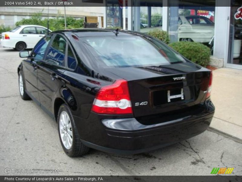 Black / Off Black 2004 Volvo S40 2.4i