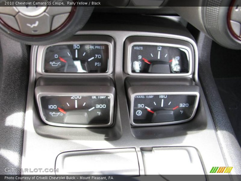 Rally Yellow / Black 2010 Chevrolet Camaro SS Coupe