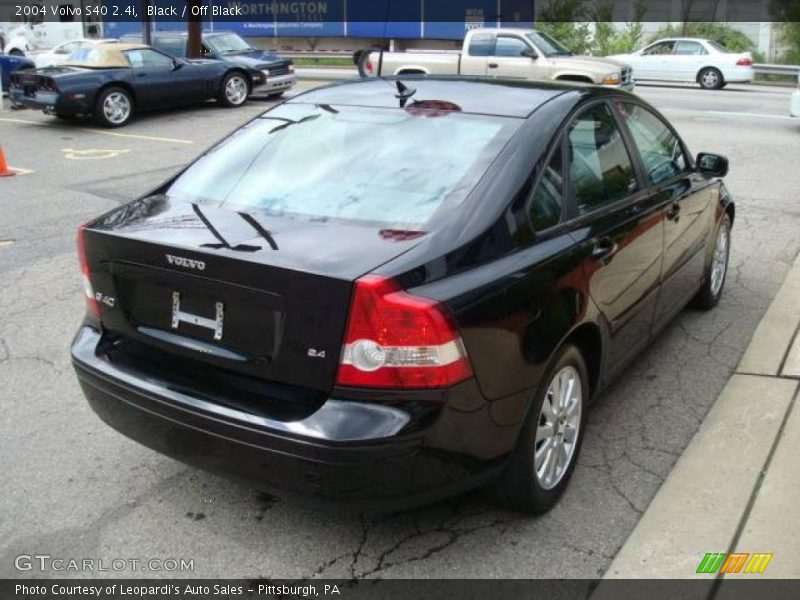 Black / Off Black 2004 Volvo S40 2.4i
