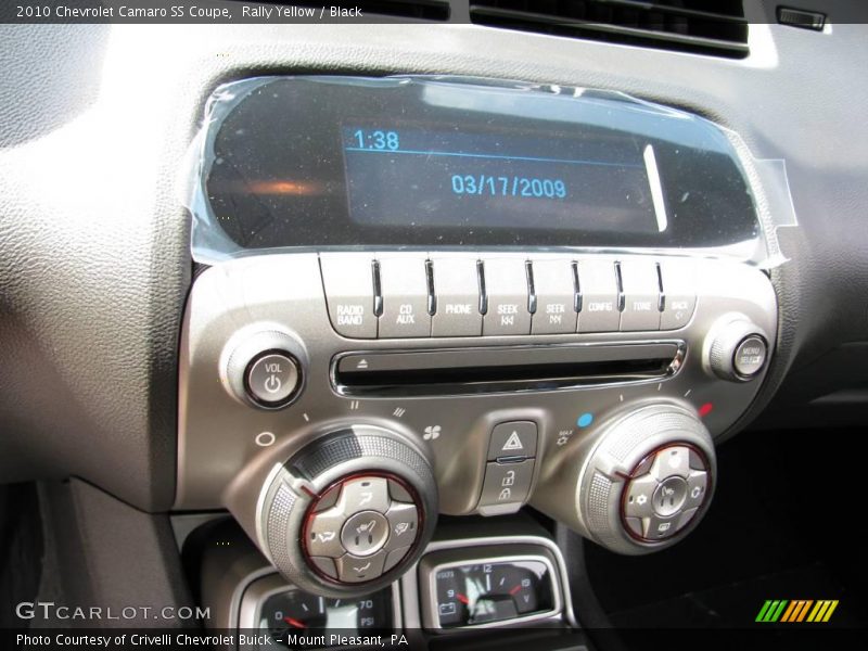Rally Yellow / Black 2010 Chevrolet Camaro SS Coupe