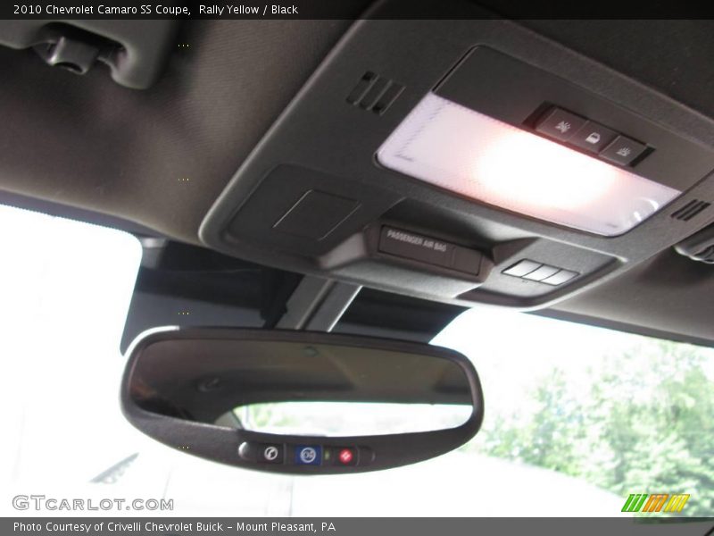 Rally Yellow / Black 2010 Chevrolet Camaro SS Coupe