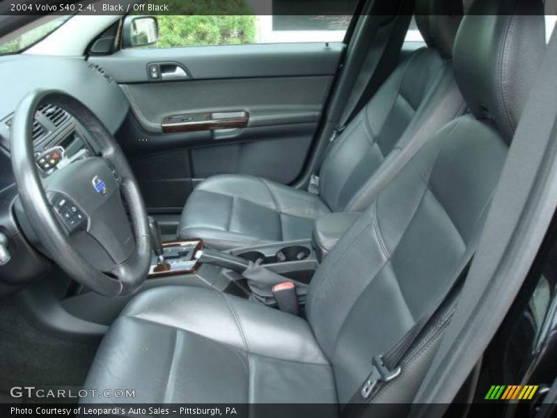 Black / Off Black 2004 Volvo S40 2.4i