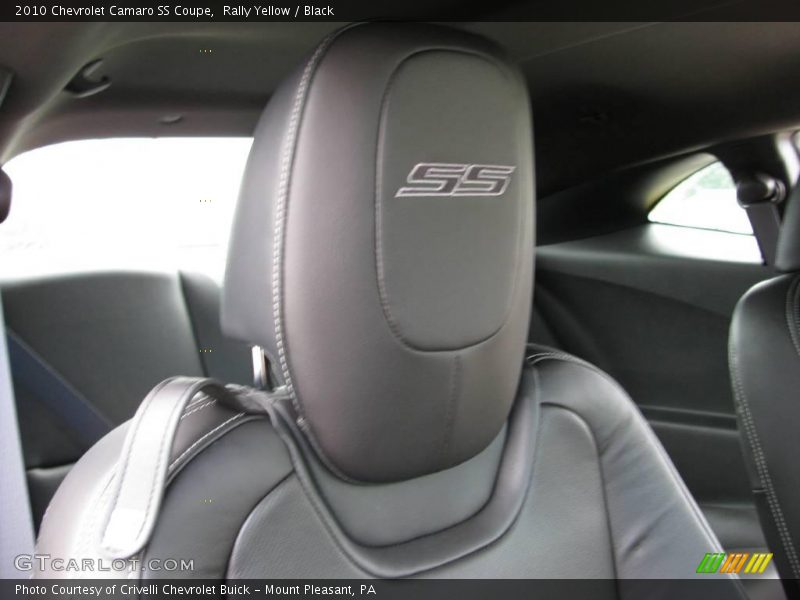 Rally Yellow / Black 2010 Chevrolet Camaro SS Coupe