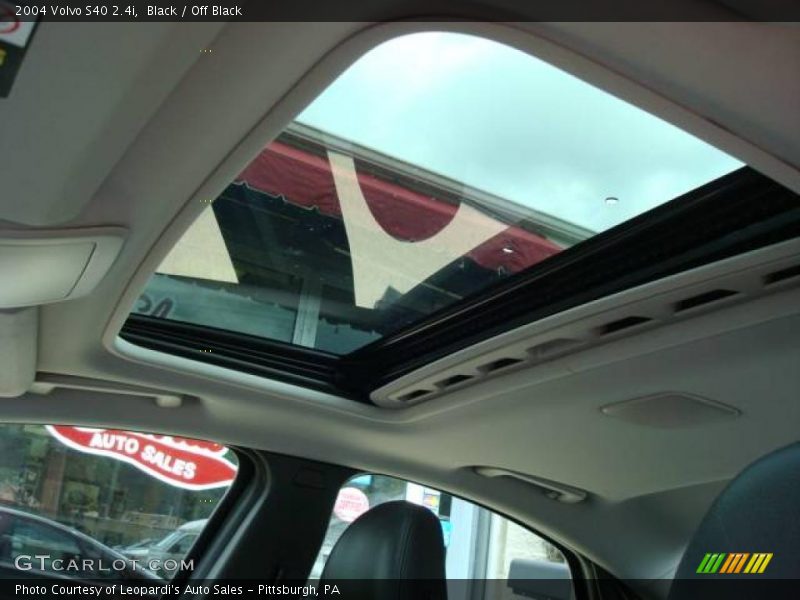 Black / Off Black 2004 Volvo S40 2.4i