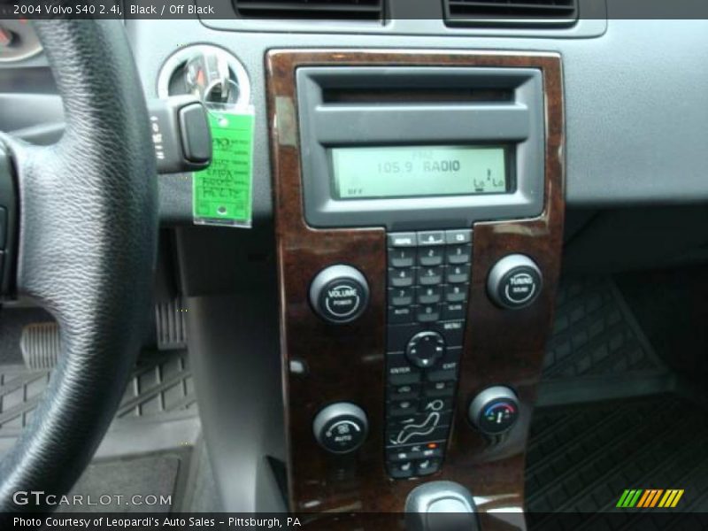 Black / Off Black 2004 Volvo S40 2.4i
