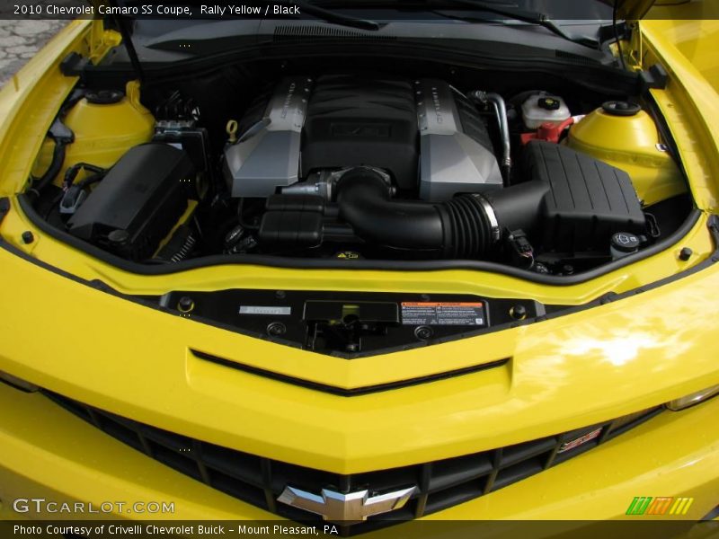 Rally Yellow / Black 2010 Chevrolet Camaro SS Coupe