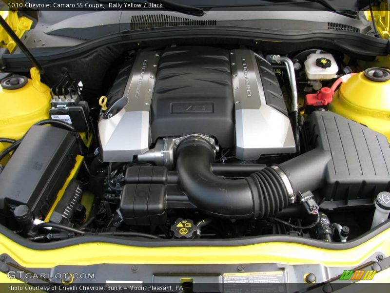 Rally Yellow / Black 2010 Chevrolet Camaro SS Coupe