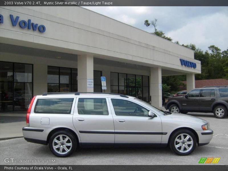 Mystic Silver Metallic / Taupe/Light Taupe 2003 Volvo V70 2.4T