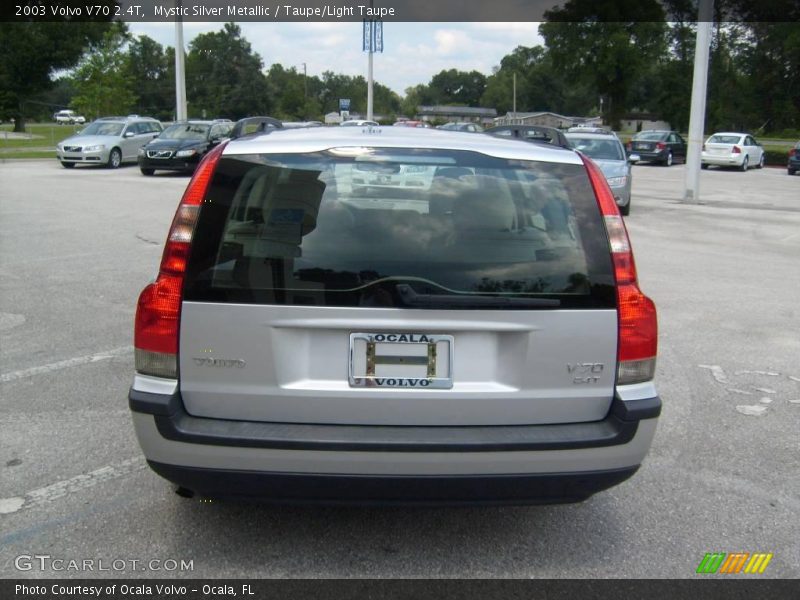 Mystic Silver Metallic / Taupe/Light Taupe 2003 Volvo V70 2.4T