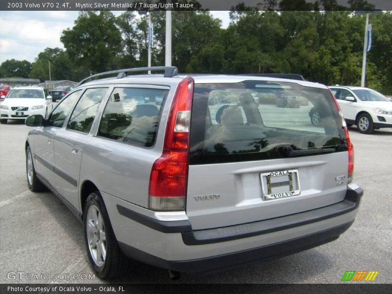 Mystic Silver Metallic / Taupe/Light Taupe 2003 Volvo V70 2.4T